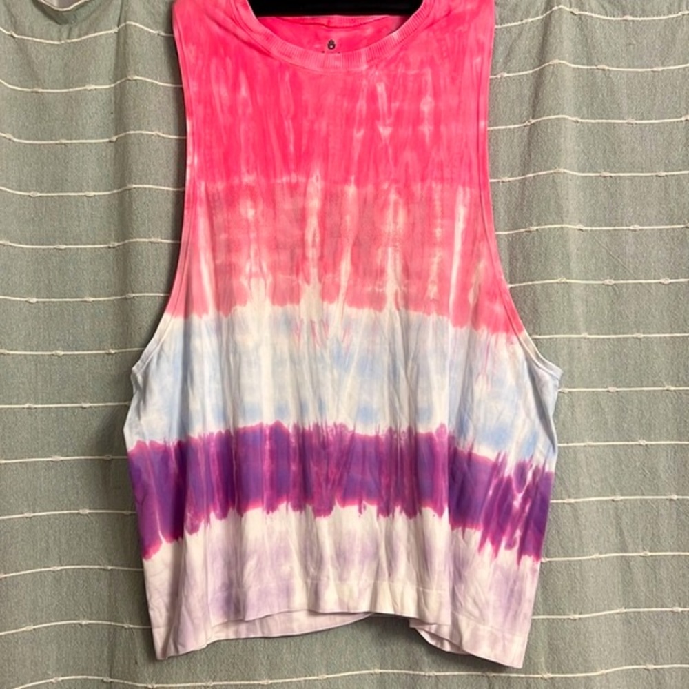 Spiritual Gangster Active Flow Peace Tank Tie Dye - Picture 4 of 7